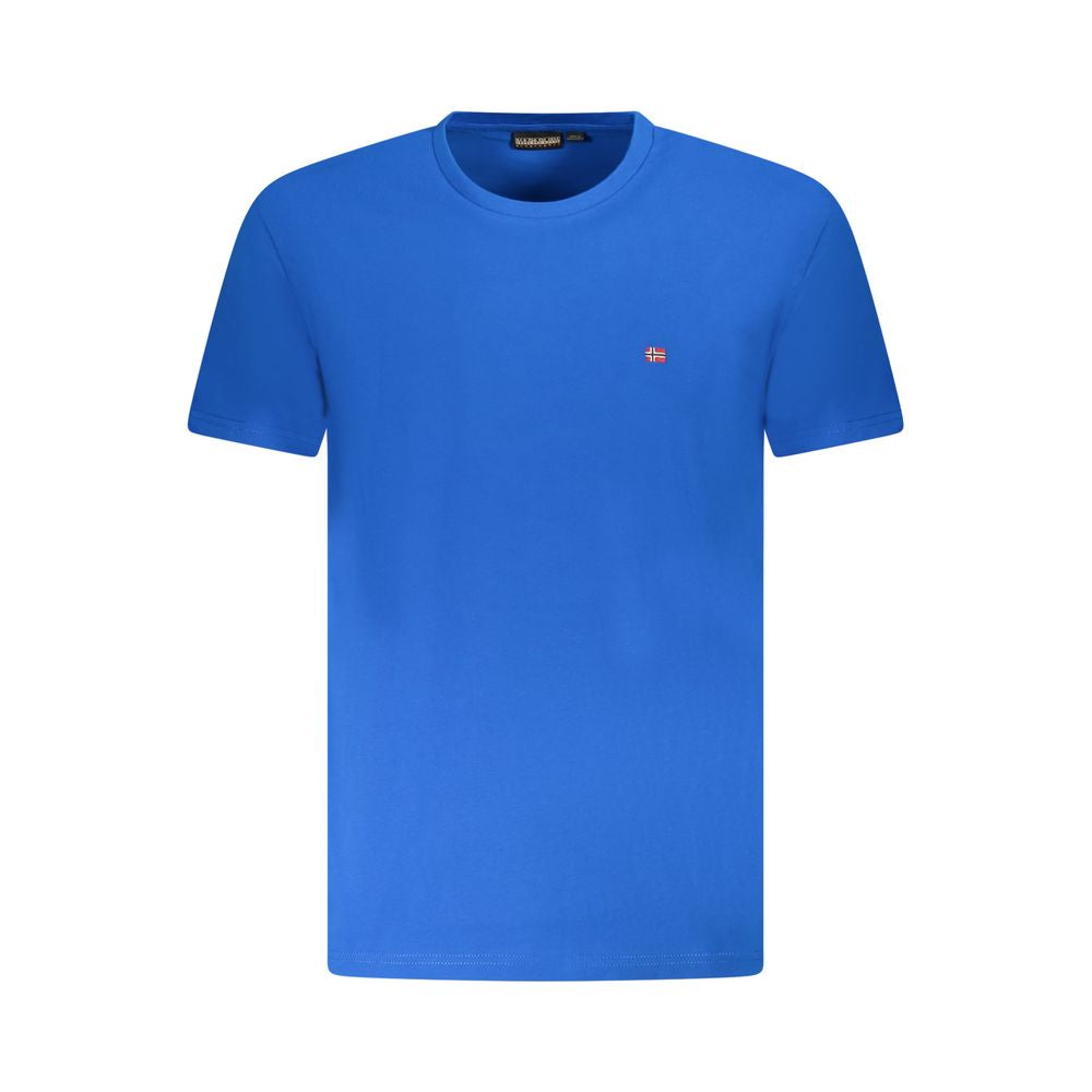 Azzurro Cotton Men T-Shirt - ventzia