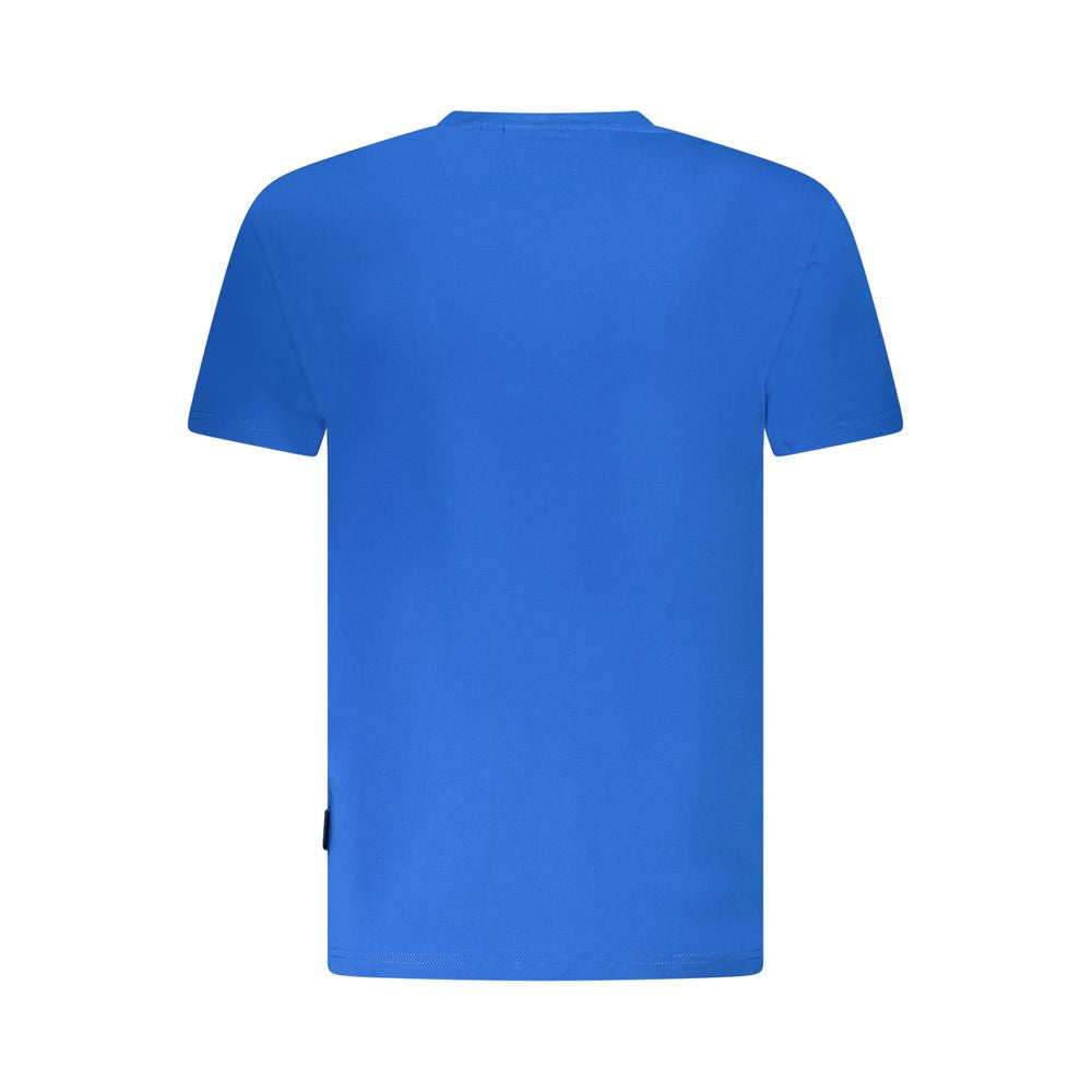 Azzurro Cotton Men T-Shirt - ventzia