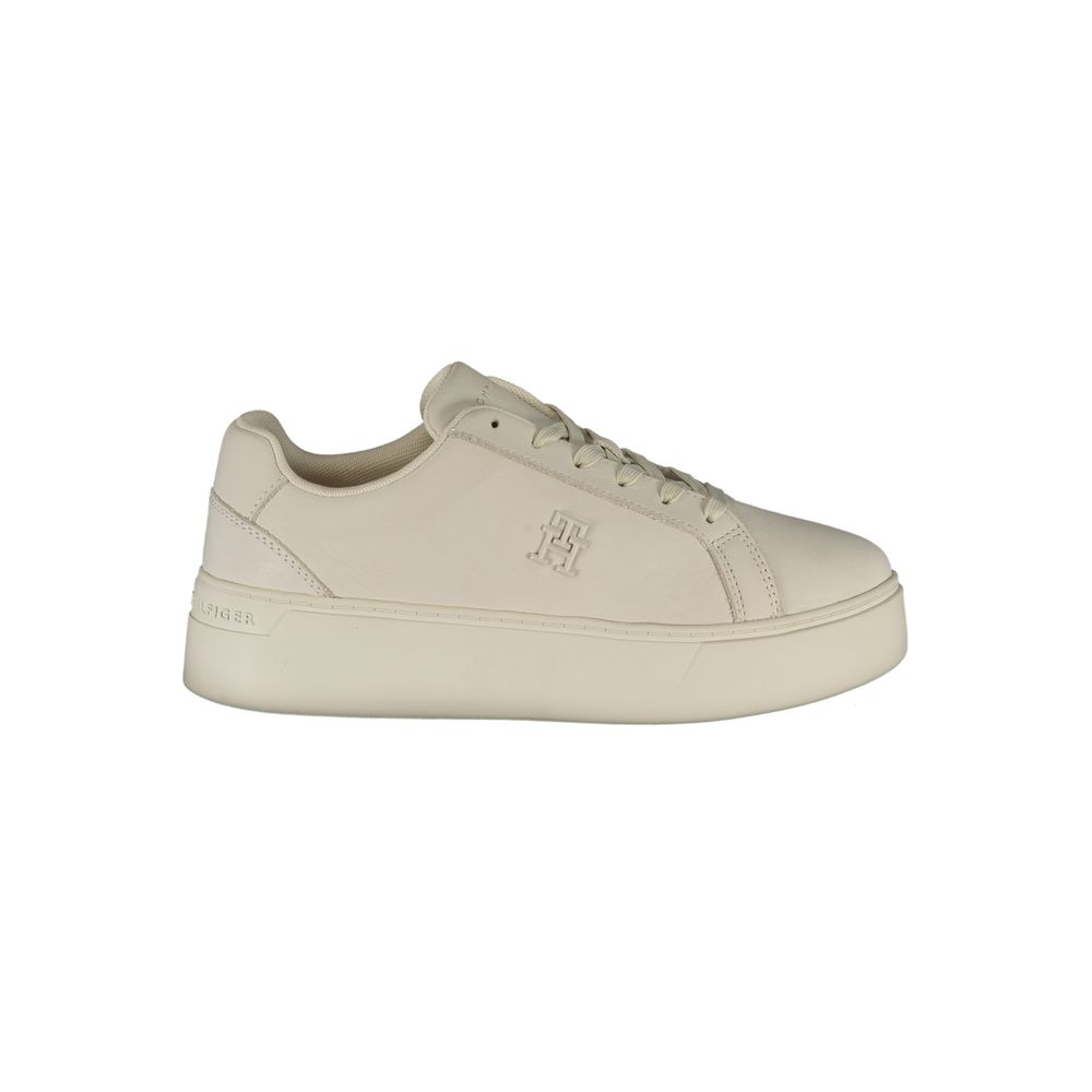 Bianco Leather Women Sneaker - ventzia