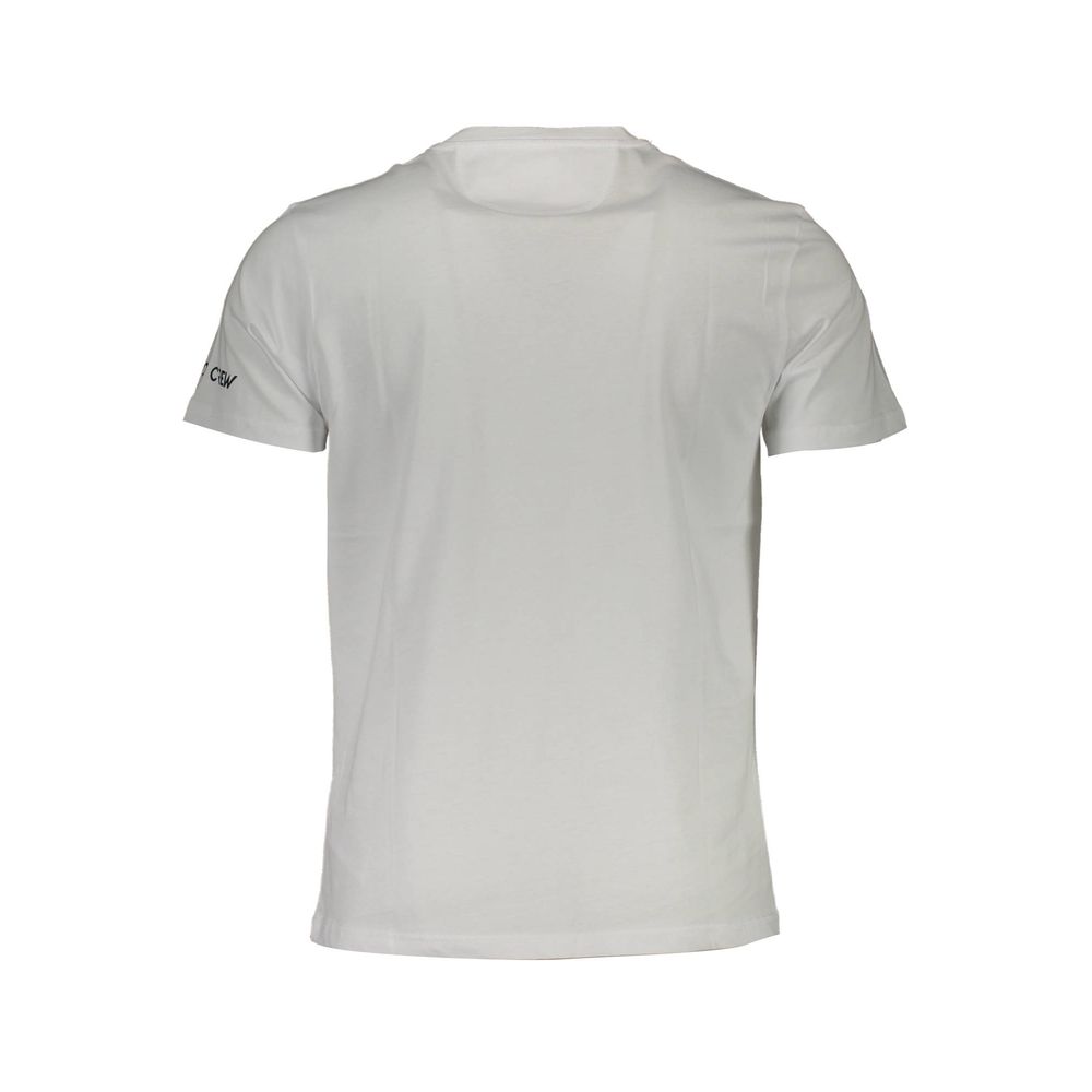 White Cotton Men's T-Shirt - ventzia