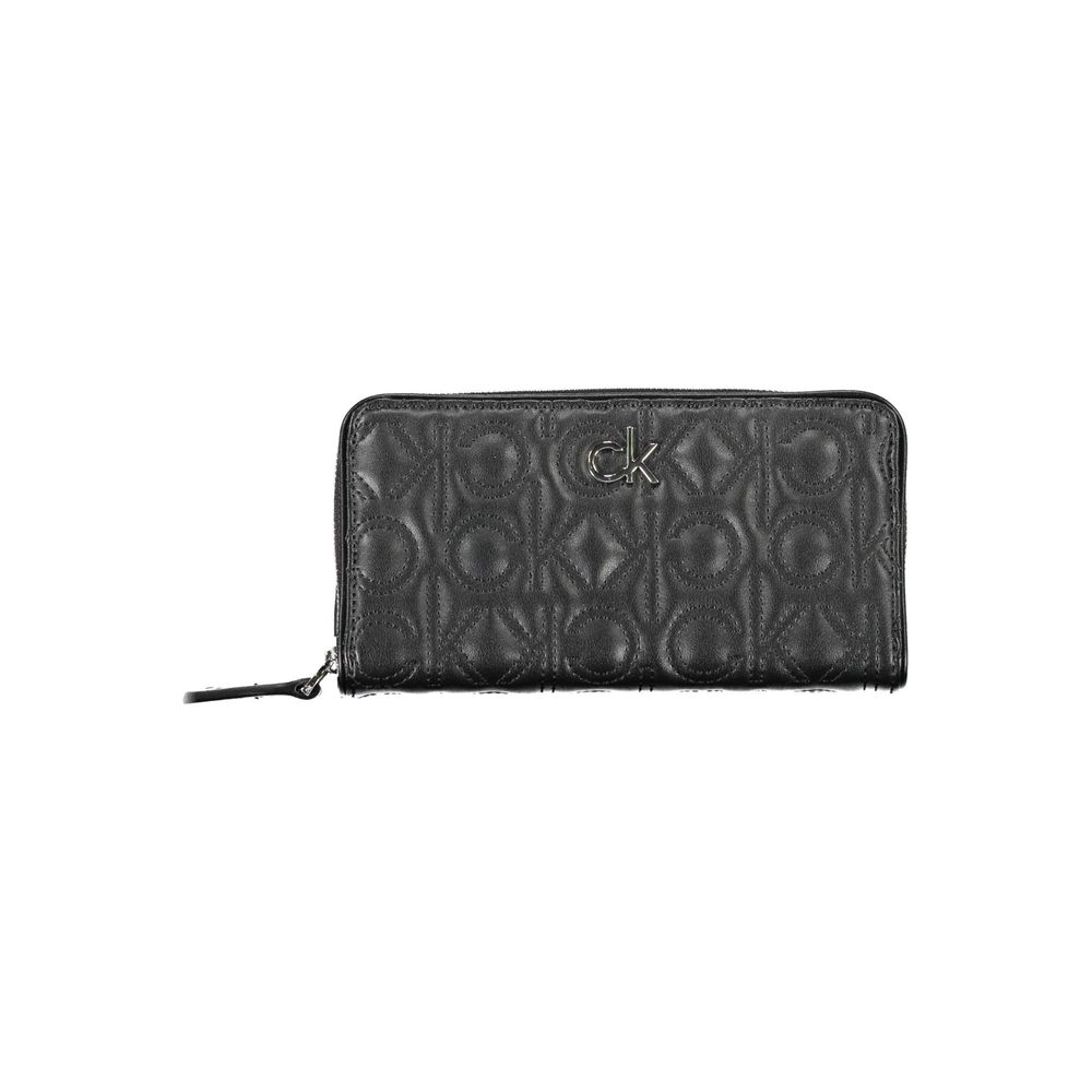 Nero Poliuretano Women Wallet - ventzia