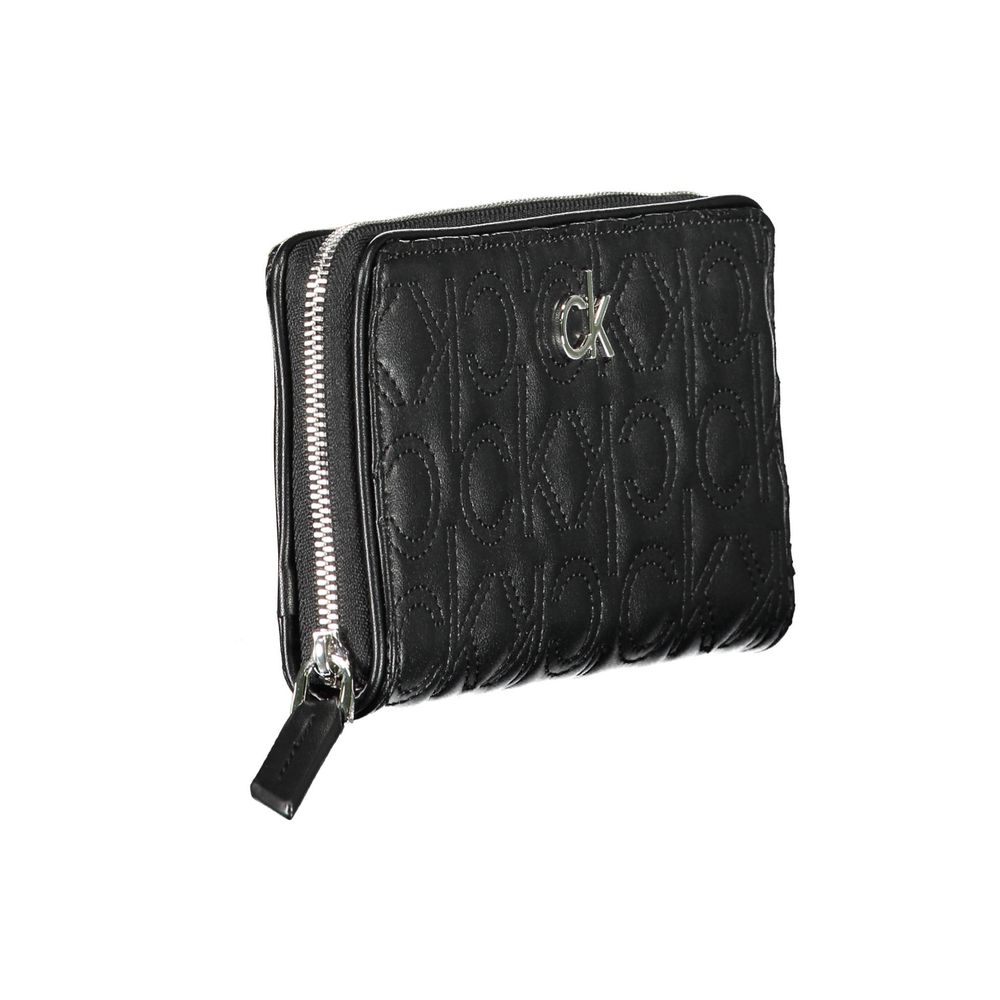 Nero Poliuretano Women Wallet - ventzia