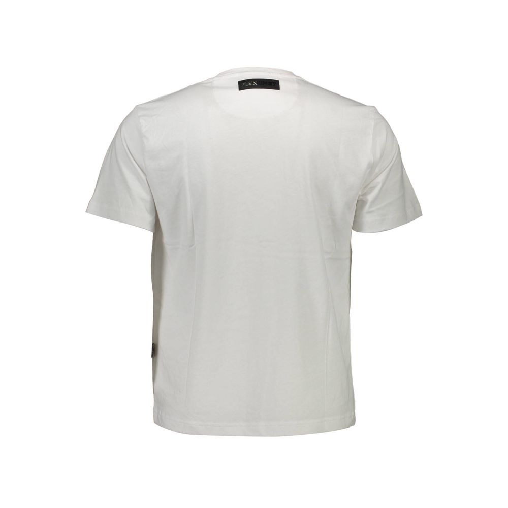White Cotton Men's T-Shirt - ventzia
