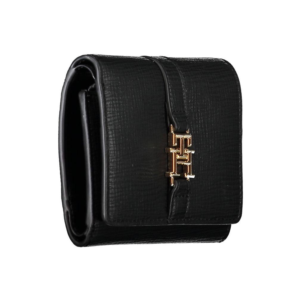 Nero Polyurethane Women Wallet - ventzia
