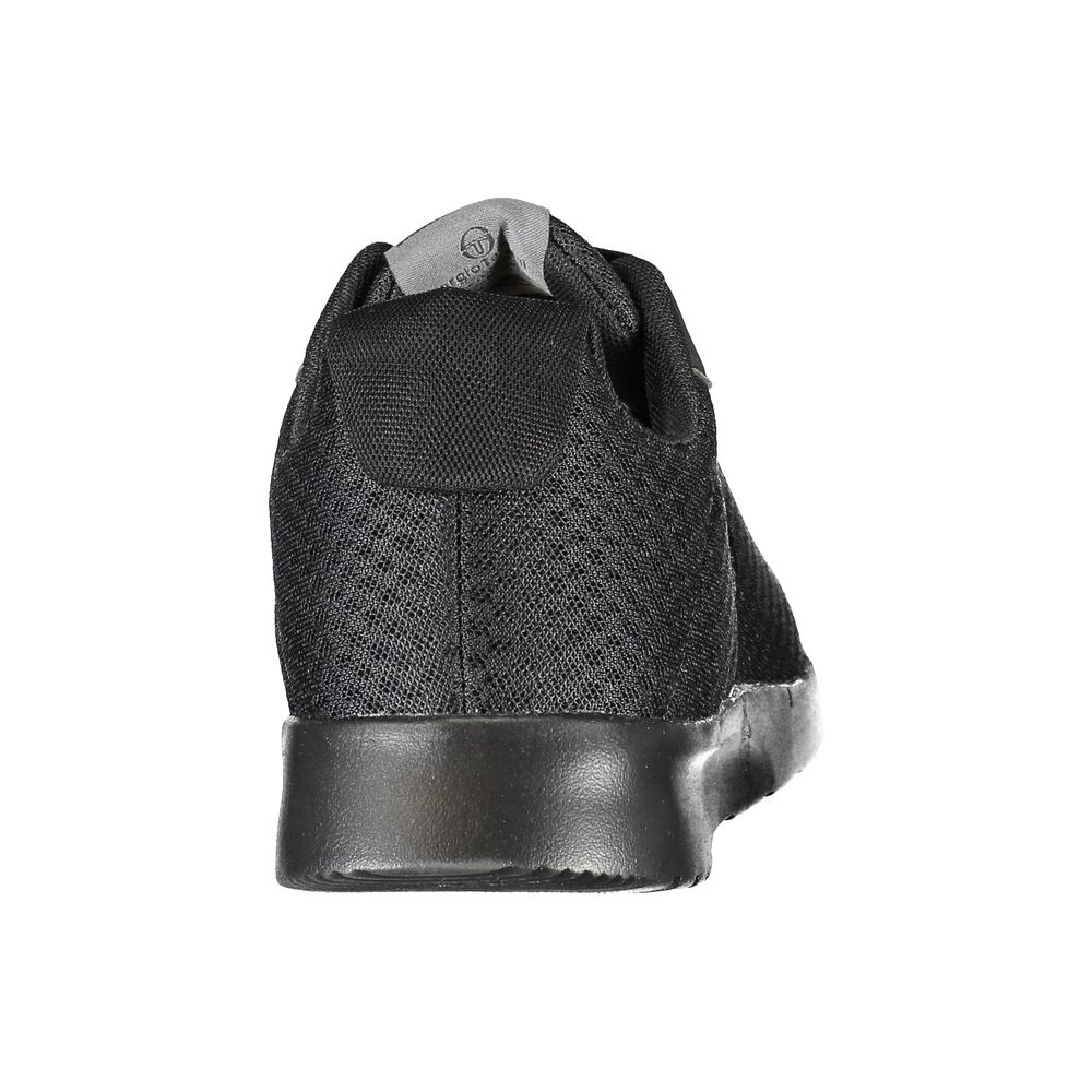 Black Polyester Sneaker