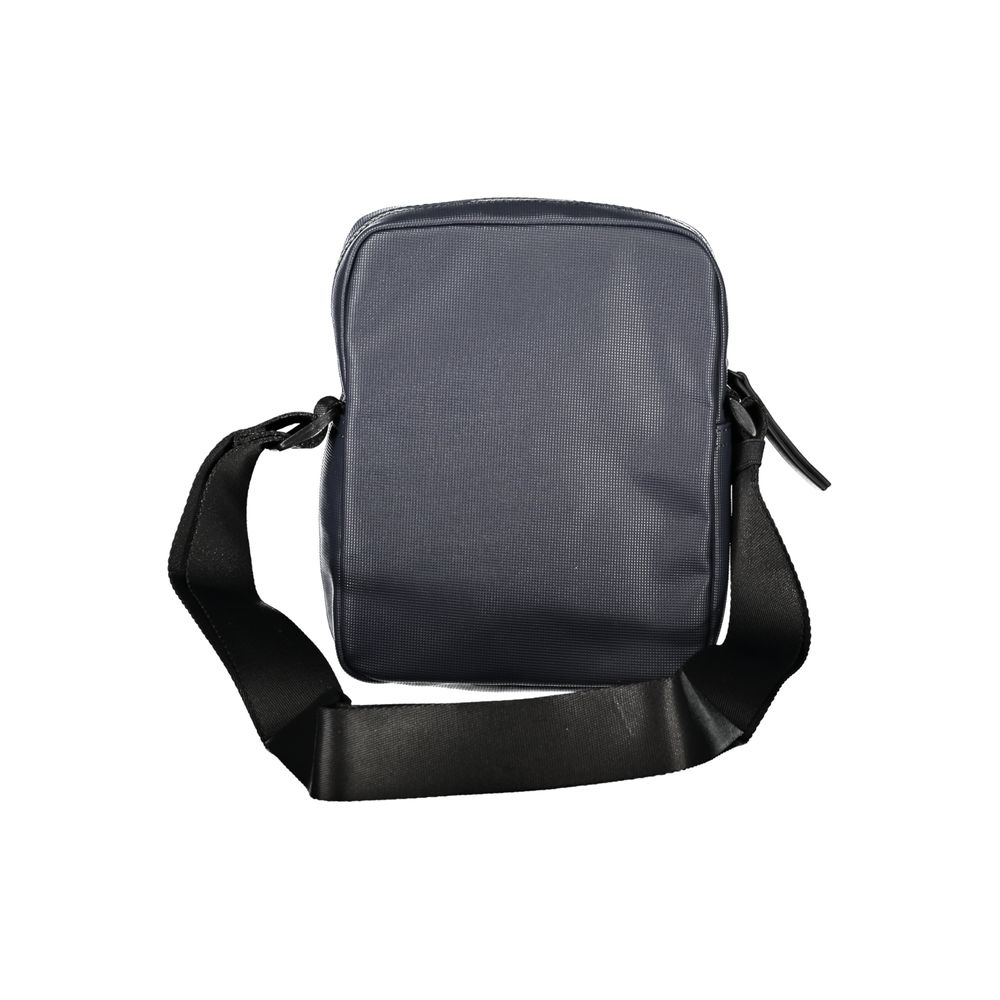 Blu Poliuretano Men's Shoulder Bag - ventzia