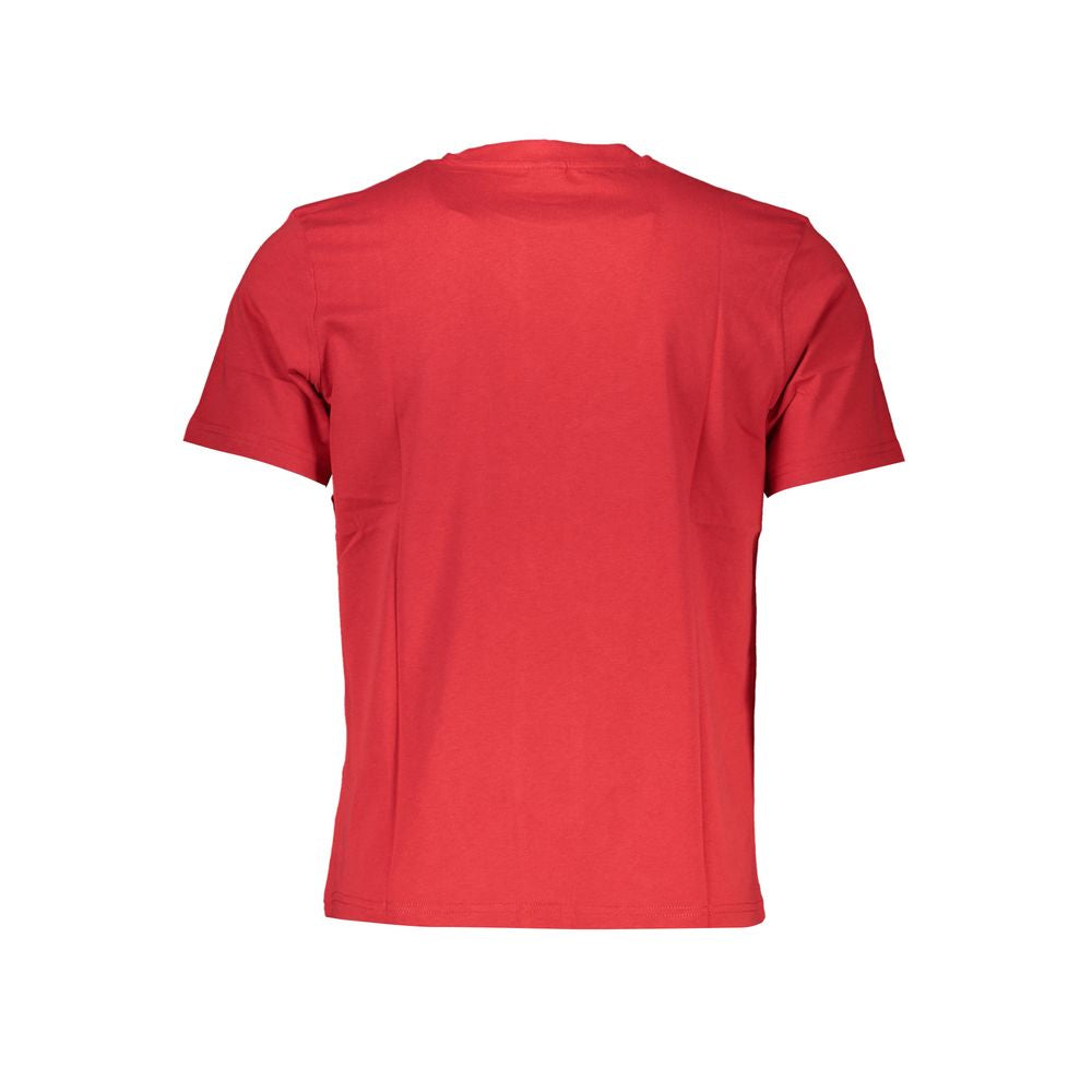 Red Cotton Men T-Shirt - ventzia