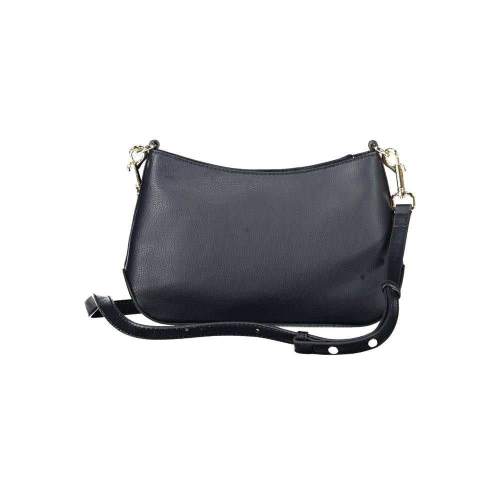 Blue Polyester Women Shoulder Bag - ventzia