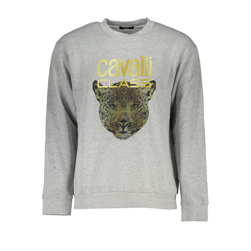 Gray Cotton Men Sweater - ventzia