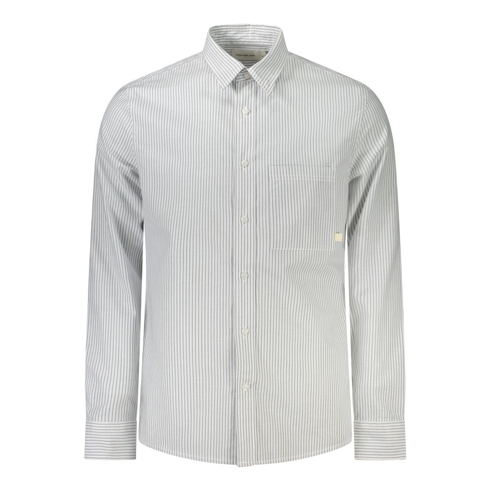Bianco Cotton Men's Shirt - ventzia