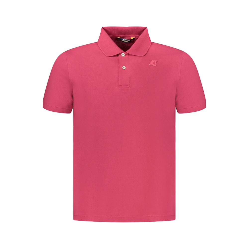 Pink Cotton Polo Shirt