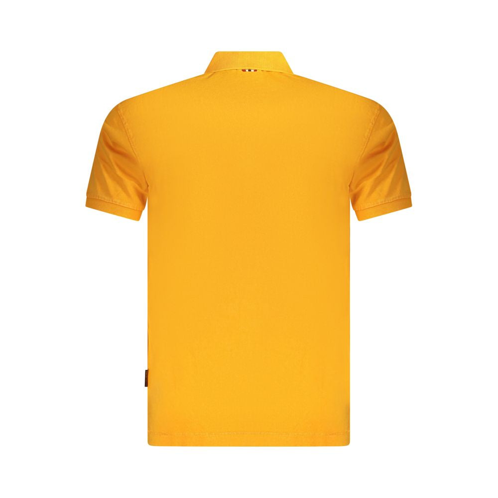 Arancione Cotton Men Polo - ventzia