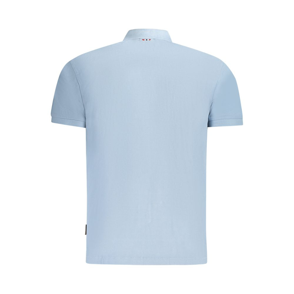 Azzurro Cotton Men Polo - ventzia