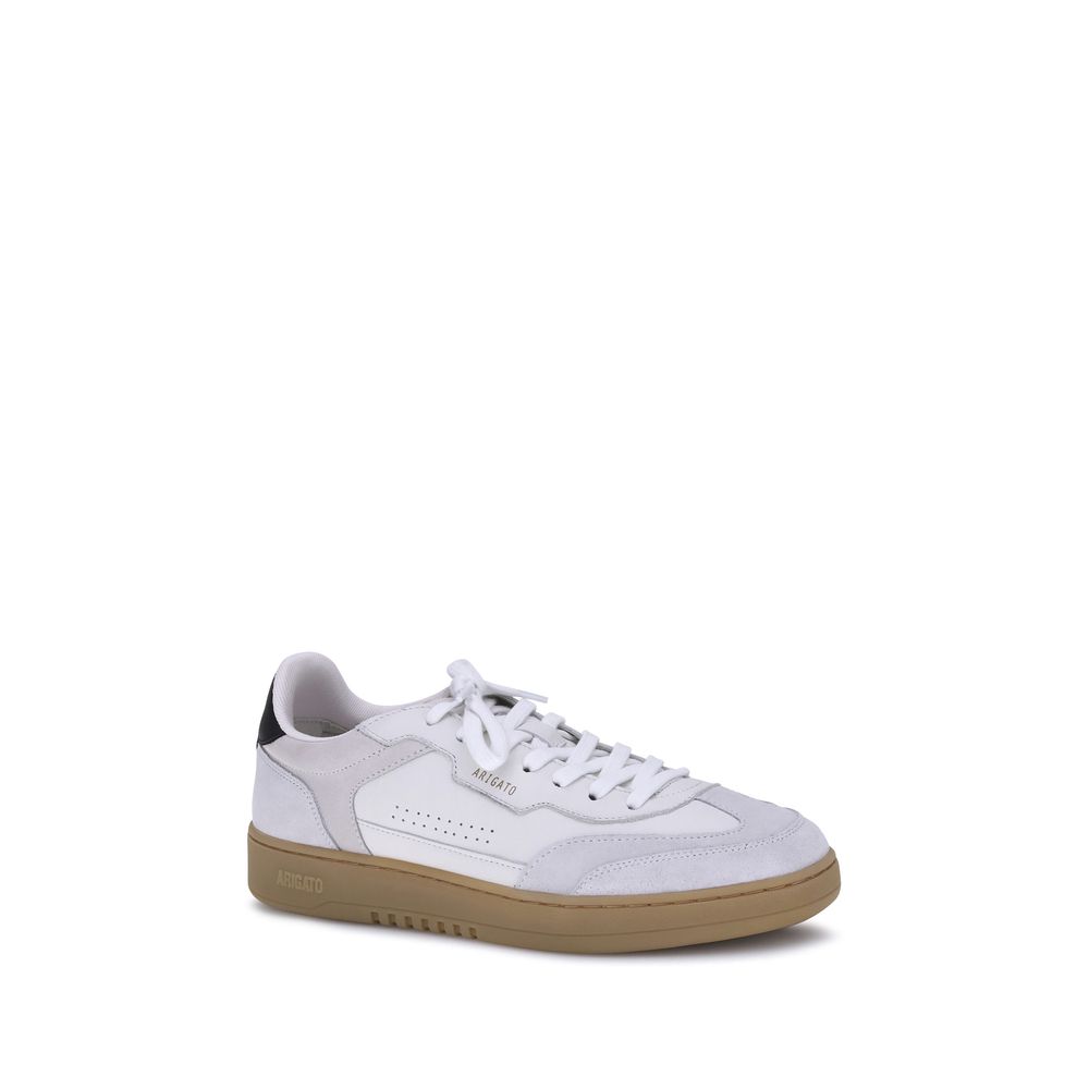 White Calf Leather Bos Taurus Low Top Sneakers