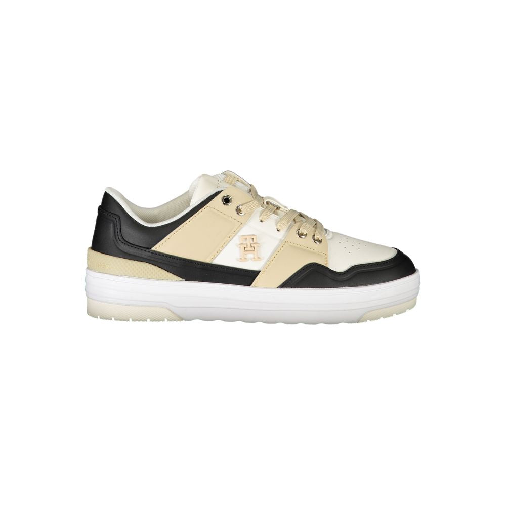 White Leather Women Sneaker - ventzia