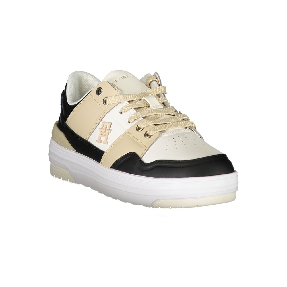 White Leather Women Sneaker - ventzia