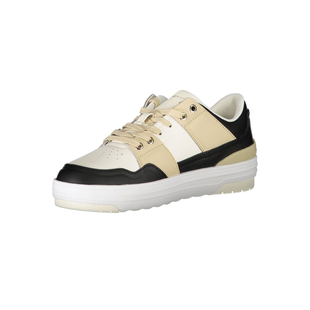 White Leather Women Sneaker - ventzia