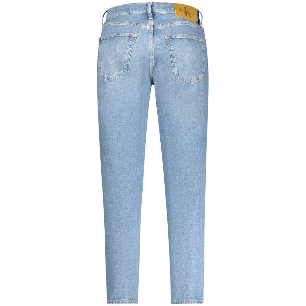 Blue Cotton Men's Jeans - ventzia