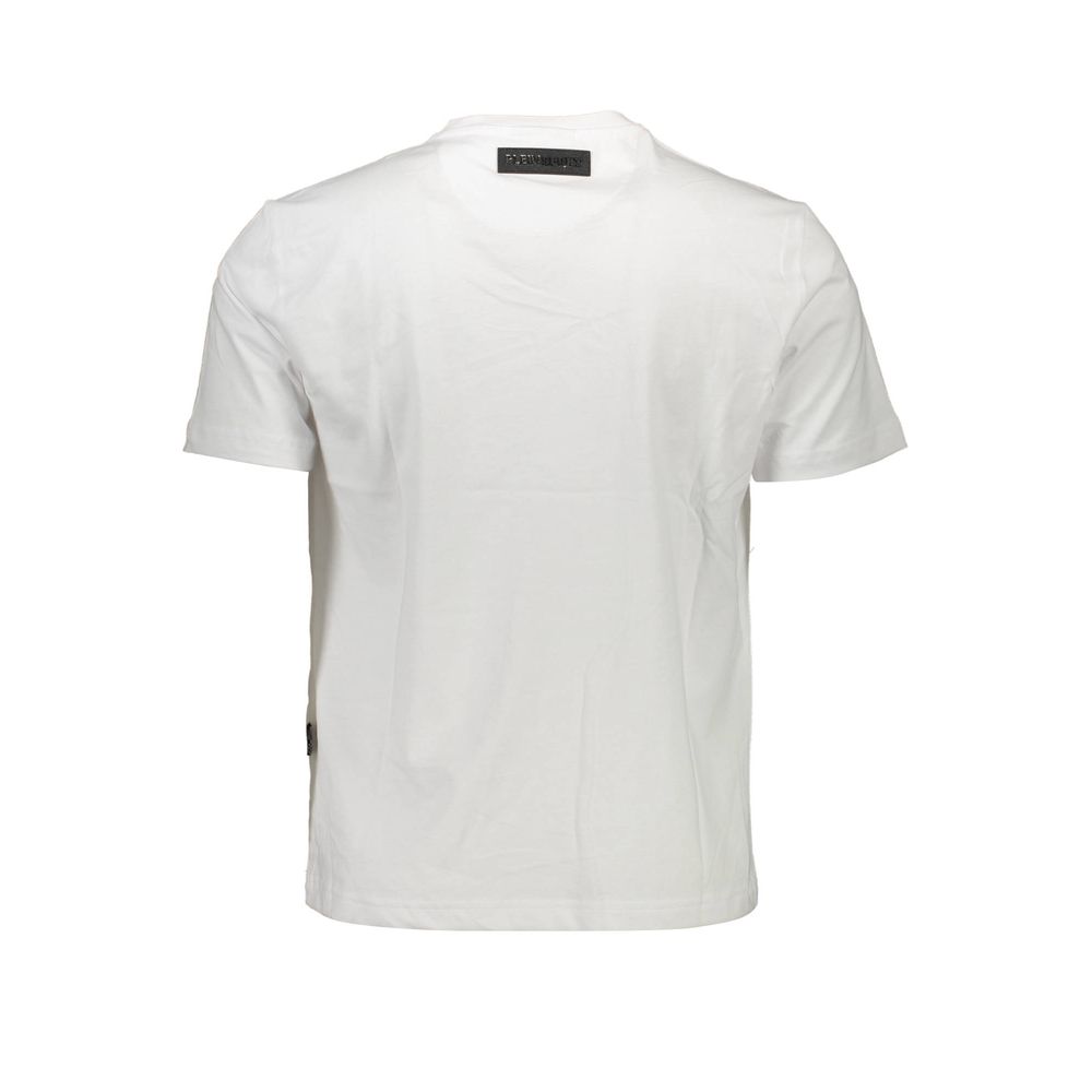 White Cotton Men T-Shirt - ventzia