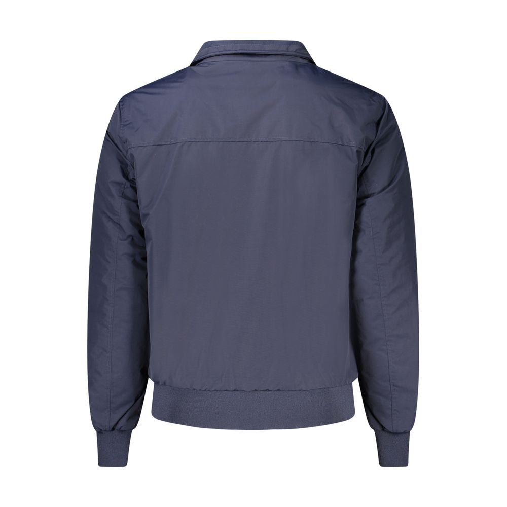 Blue Polyamide Men Jacket - ventzia