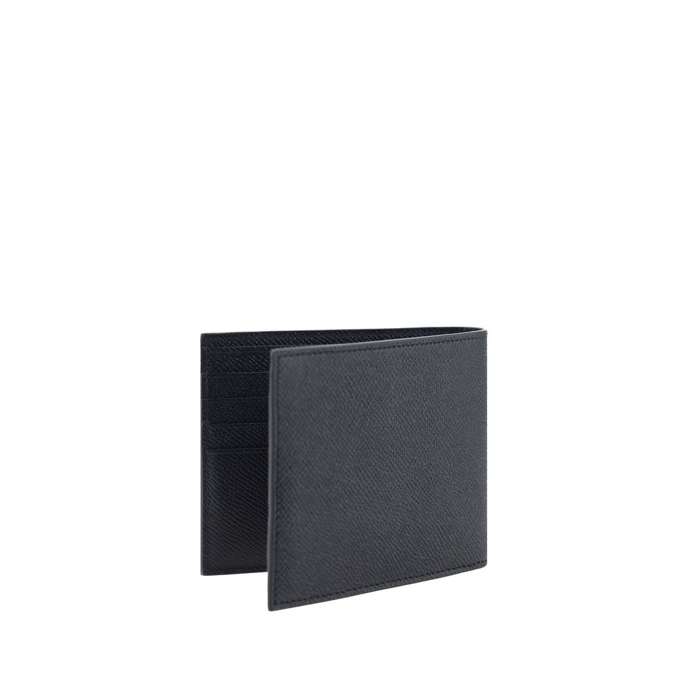 Black Calf Leather Bos Taurus Wallet - ventzia