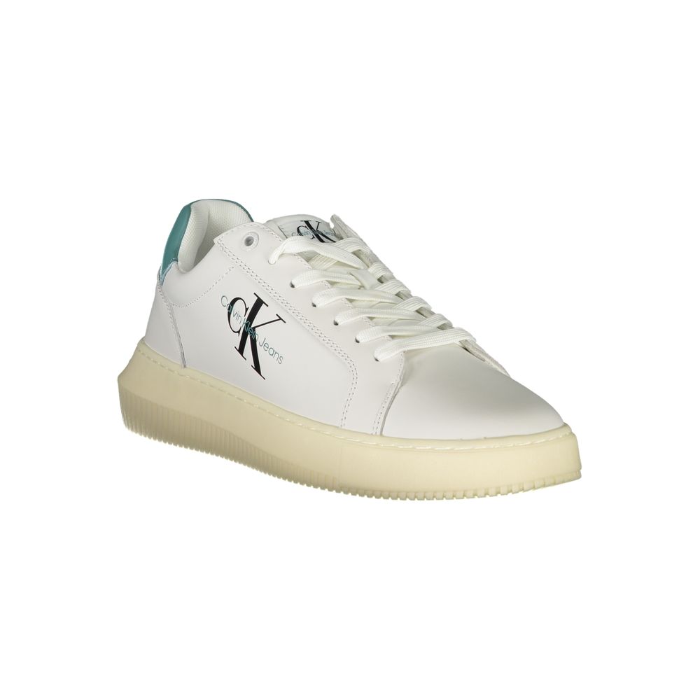 Sleek White Sneakers with Eco-Conscious Design - ventzia