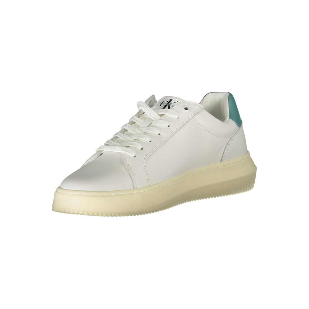 Sleek White Sneakers with Eco-Conscious Design - ventzia