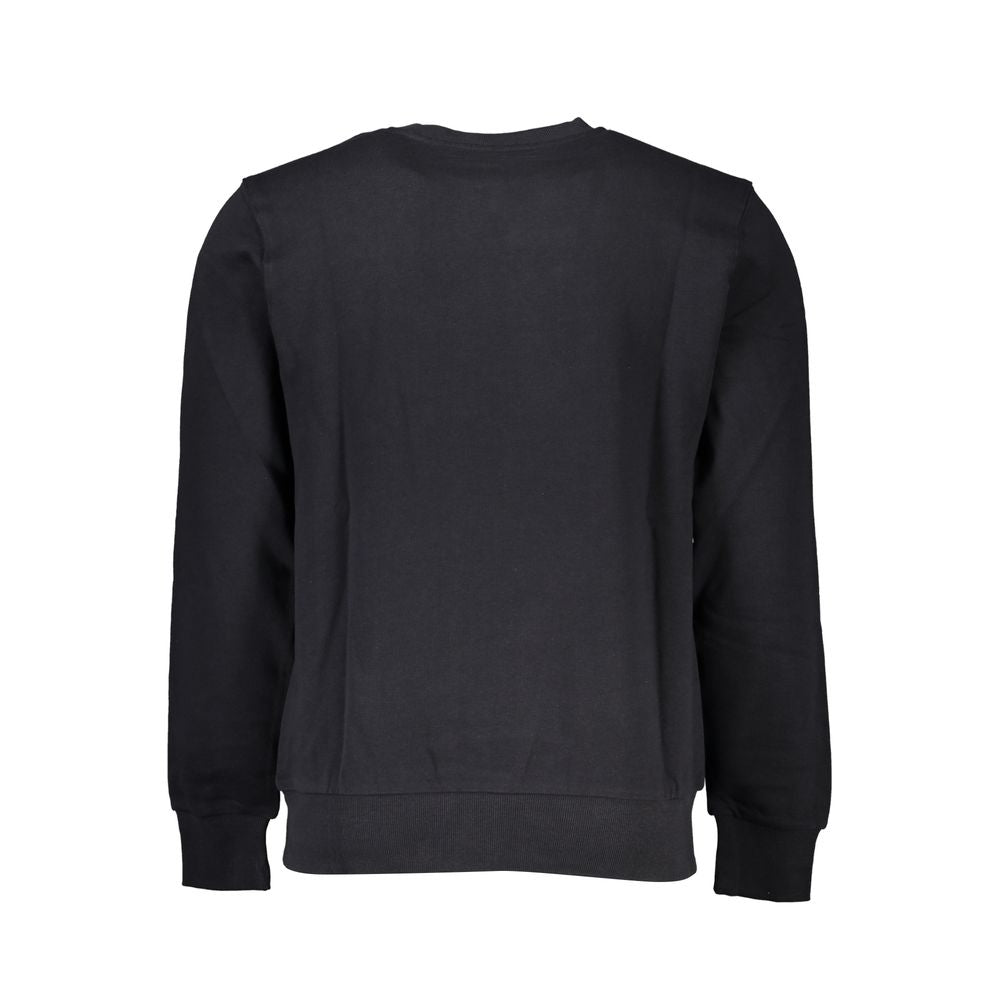 Black Cotton Men Sweater - ventzia