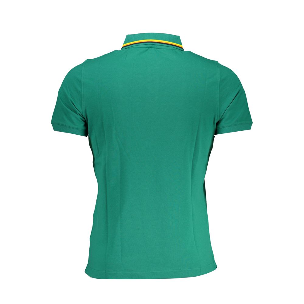 Green Cotton Polo Shirt - ventzia
