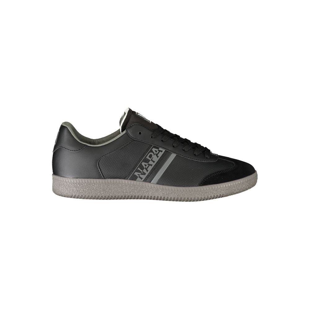 White Polyurethane Men Sneaker - ventzia