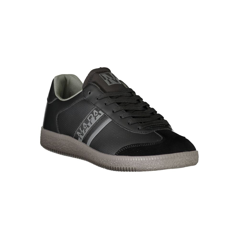 White Polyurethane Men Sneaker - ventzia