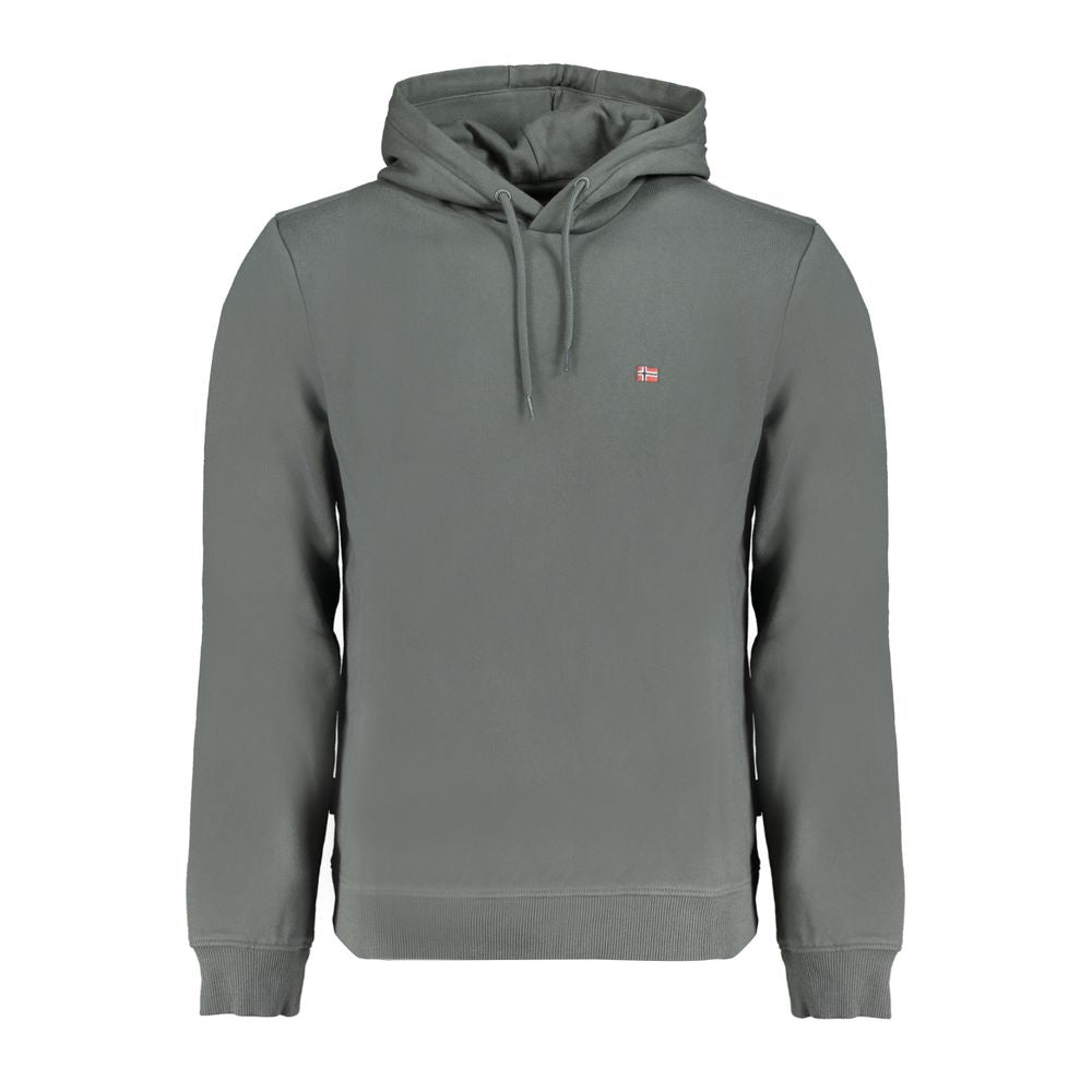 Green Cotton Men Sweater - ventzia
