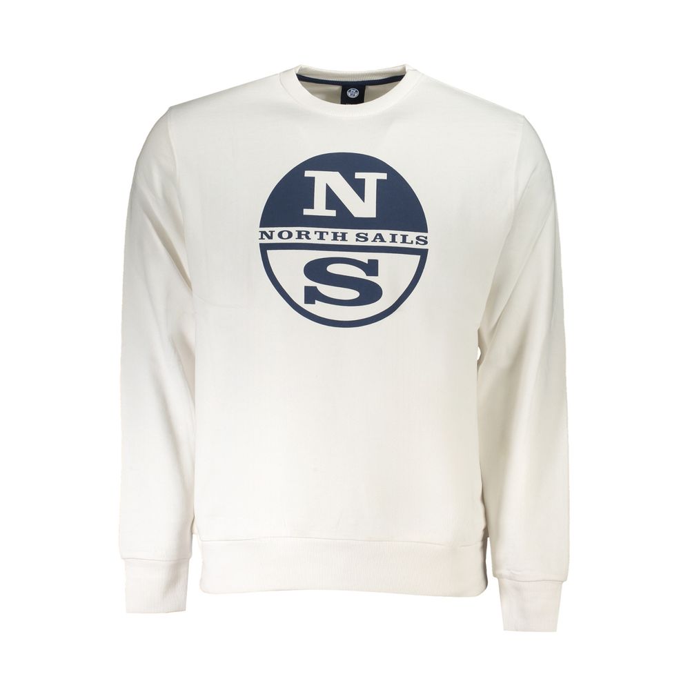 Bianco Cotton Men Sweatshirt - ventzia