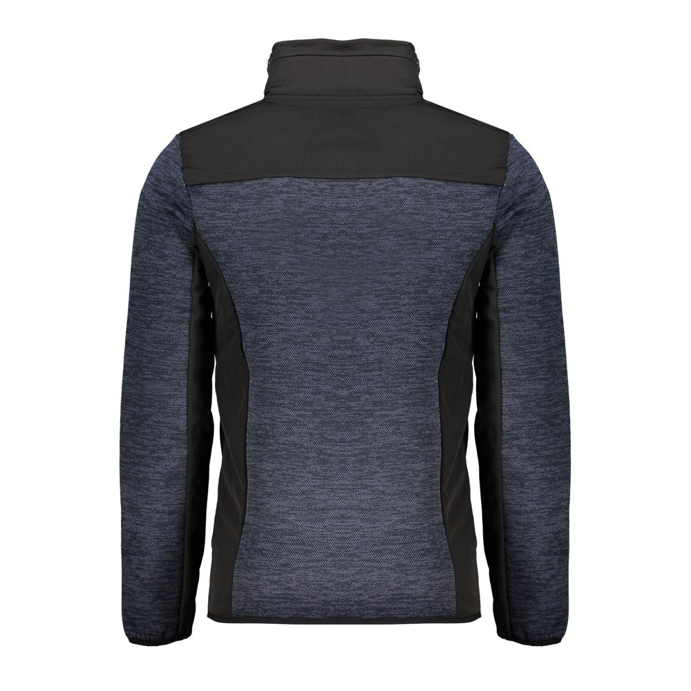 Blue Polyester Men's Jacket - ventzia