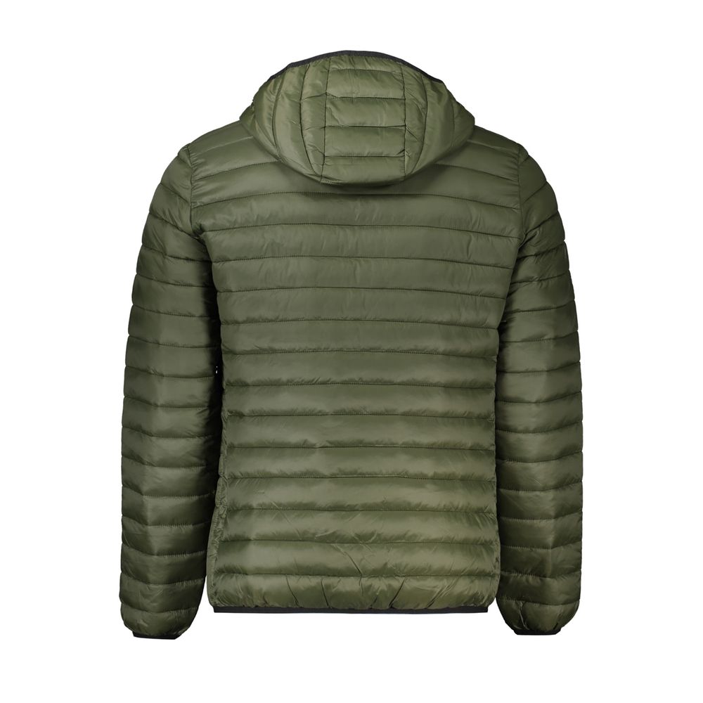 Green Polyamide Men Jacket - ventzia