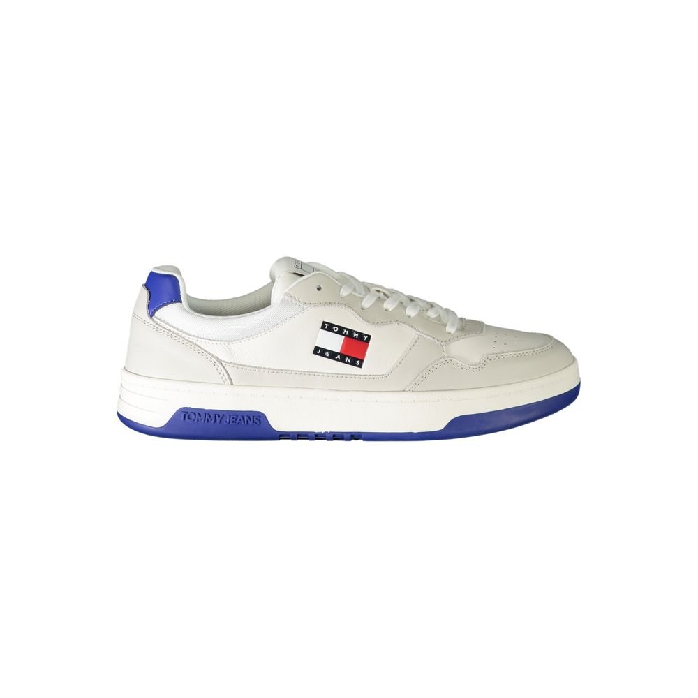 Bianco Polyurethane Men Sneaker - ventzia