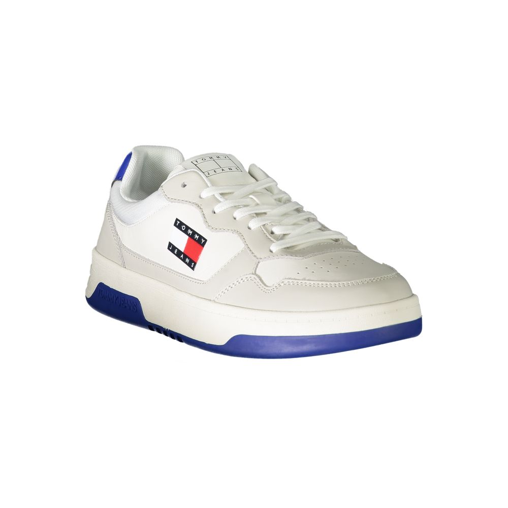 Bianco Polyurethane Men Sneaker - ventzia