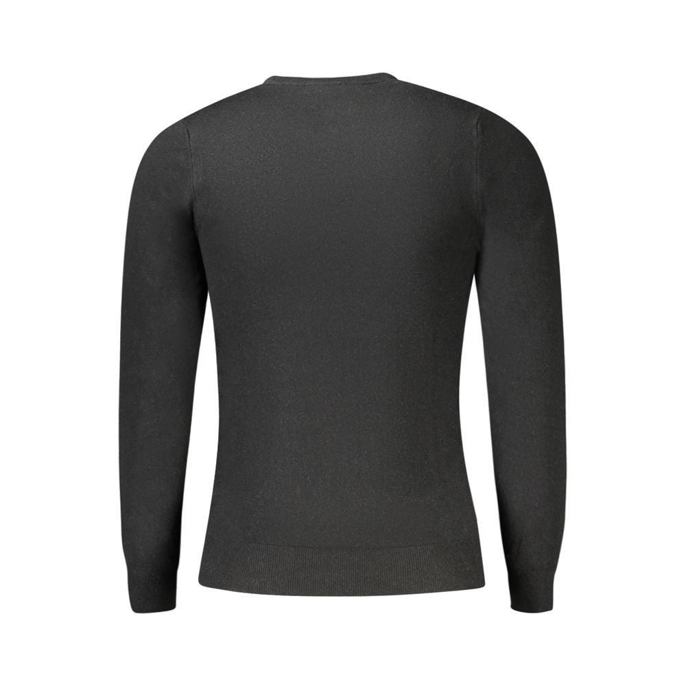 Nero Viscosa Uomo Maglia - ventzia
