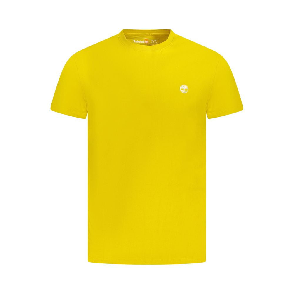 Yellow Cotton Men T-Shirt - ventzia