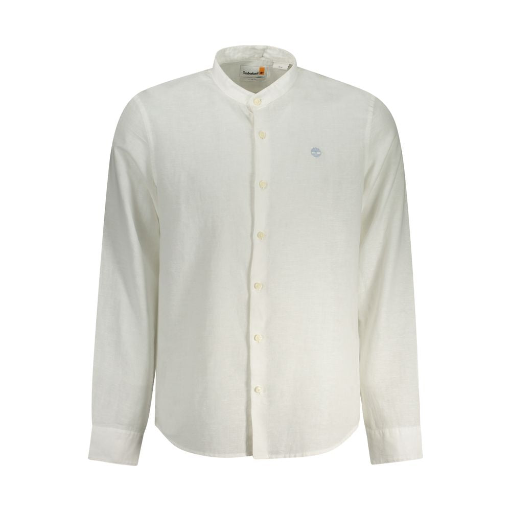 White Linen Men's Shirt - ventzia