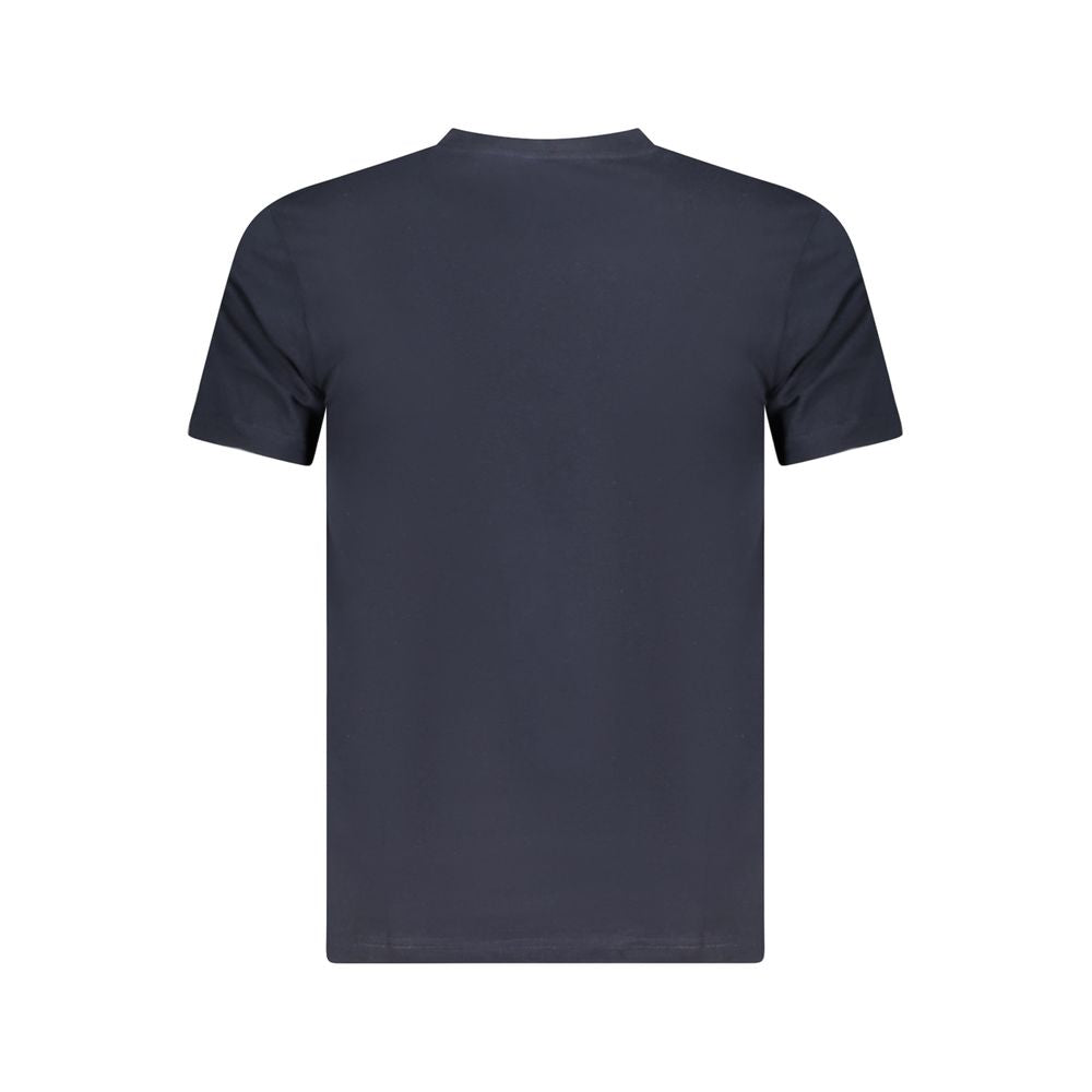 Blue Cotton Men T-Shirt - ventzia