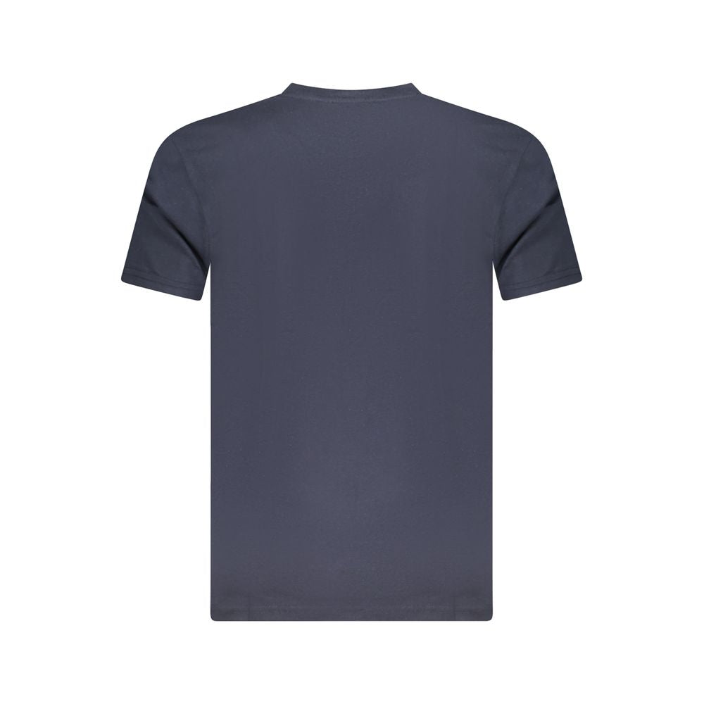 Blu Cotton Men T-Shirt - ventzia