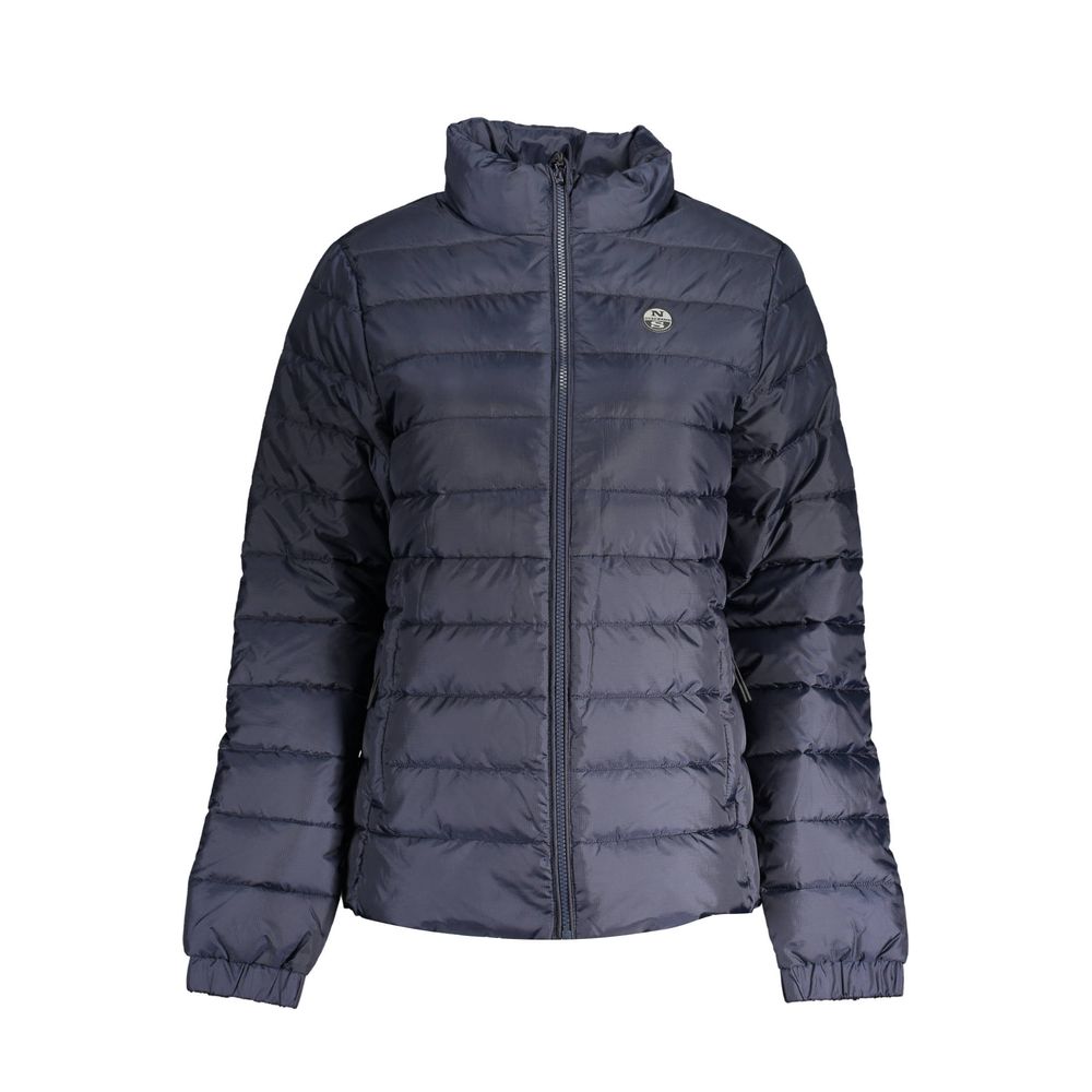 Blu Polyester Women Jacket - ventzia