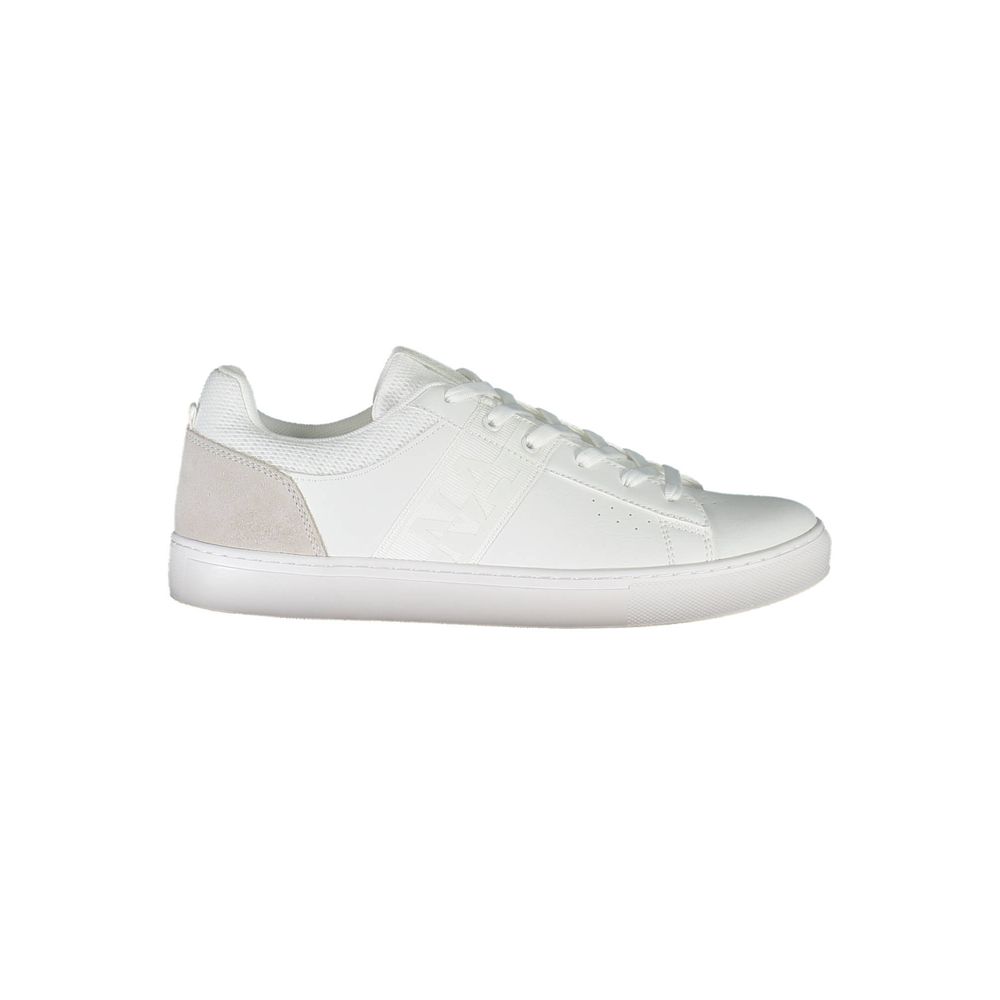 White Leather Men Sneaker - ventzia