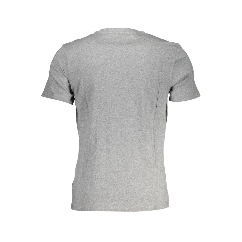 Grigio Cotton Mens T-Shirt - ventzia