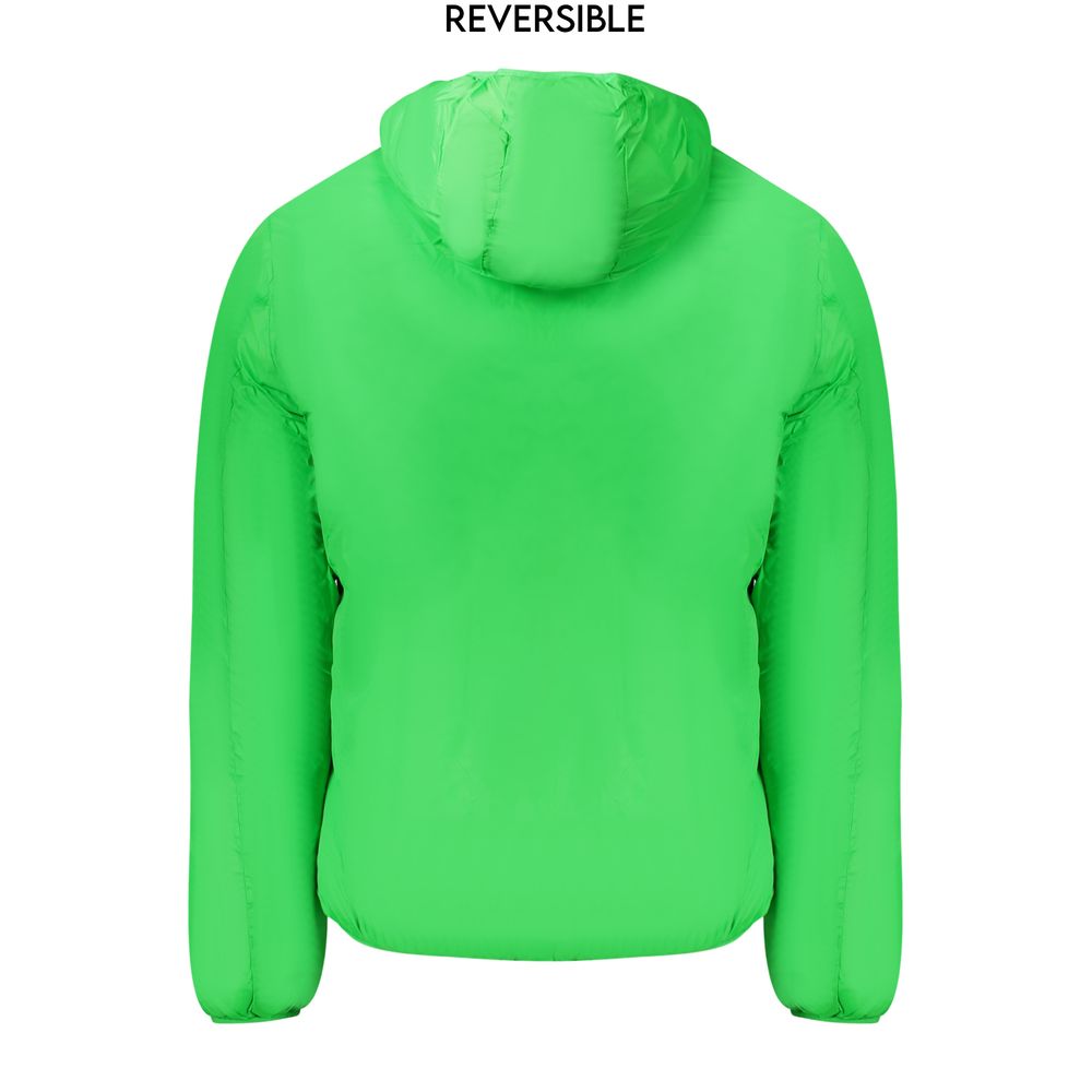 Verde Poliammide Men's Reversible Jacket - ventzia