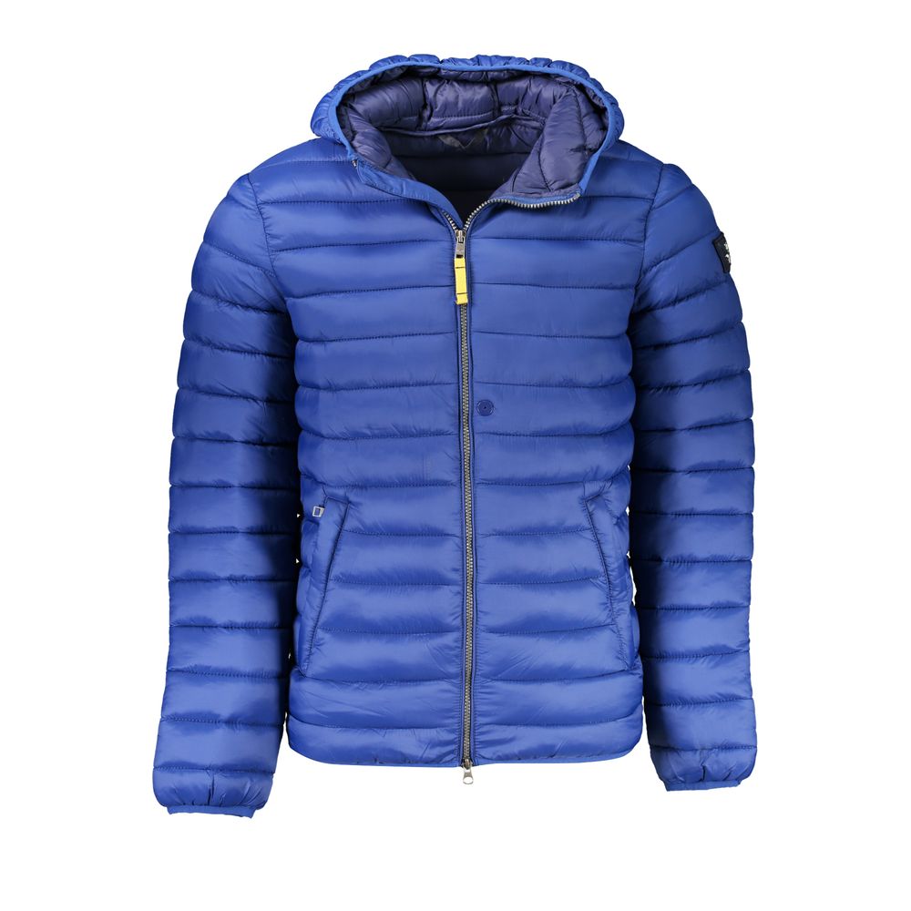 Blu Poliammide Men Jacket - ventzia