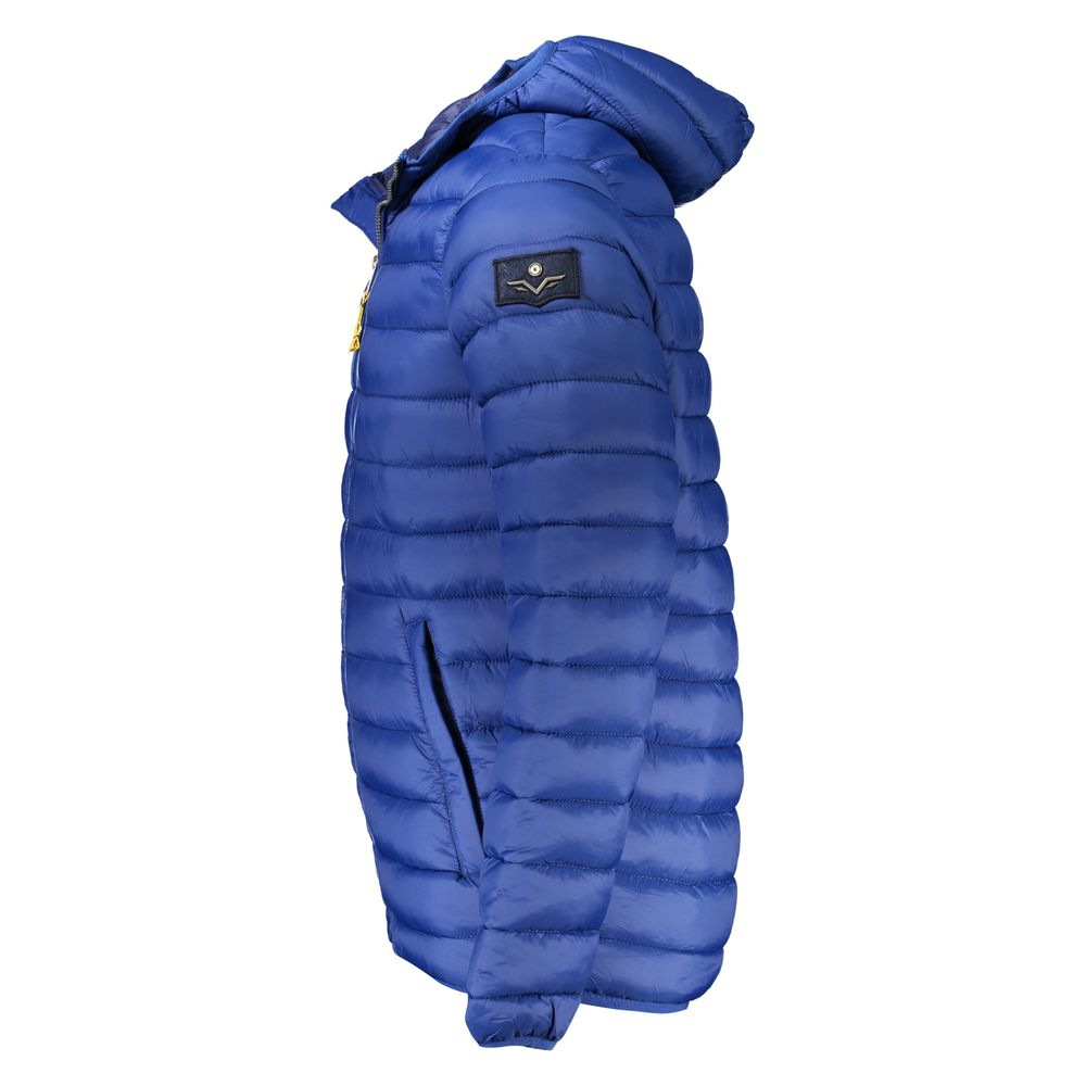 Blu Poliammide Men Jacket - ventzia