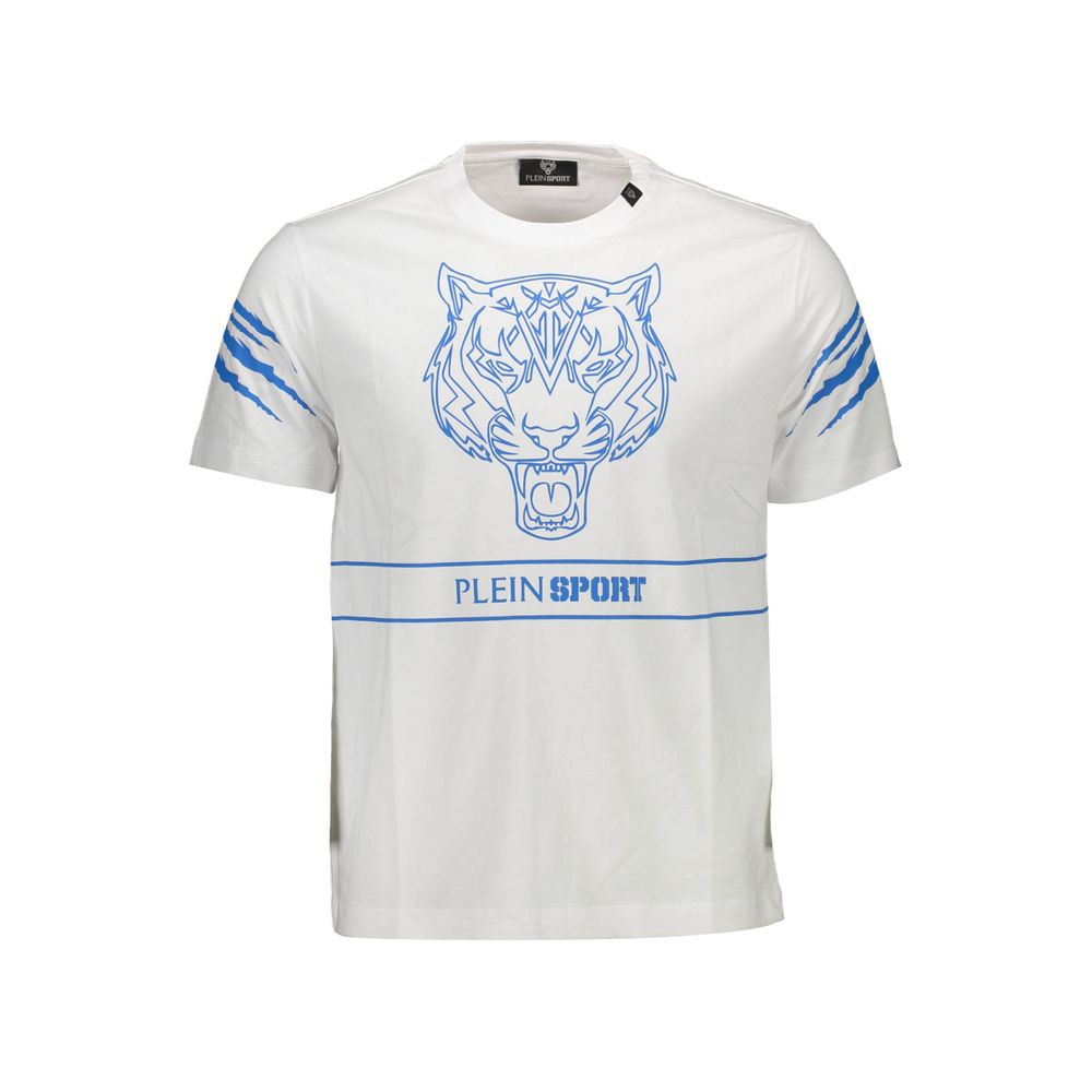 White Cotton Men's T-Shirt - ventzia