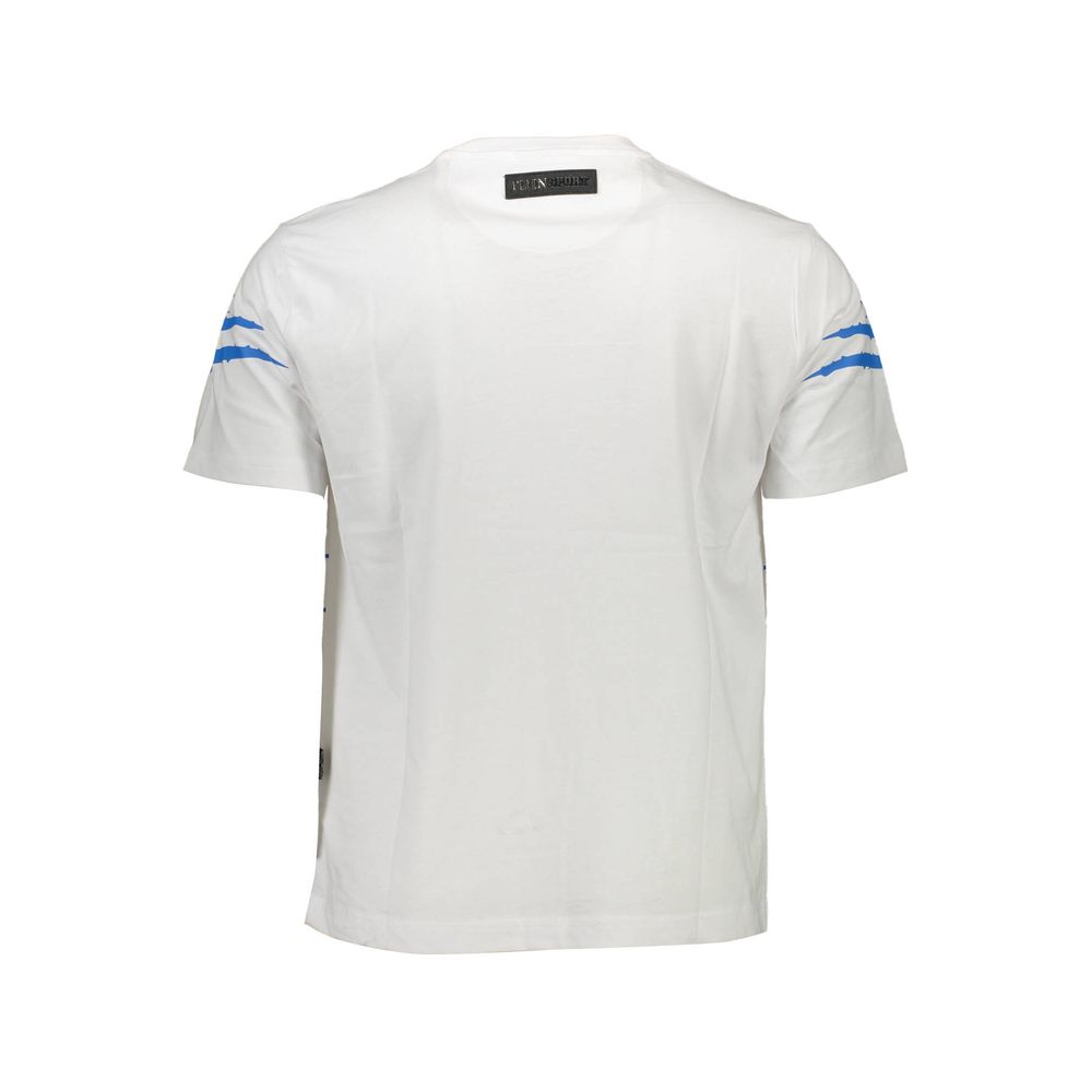 White Cotton Men's T-Shirt - ventzia